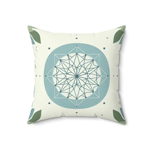 Spun Polyester Square Pillow - Nature Pattern Comfort - Dipaliz - 18’’ × - Throw Pillows
