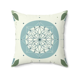 Spun Polyester Square Pillow - Nature Pattern Comfort - Dipaliz - 20’’ × - Throw Pillows