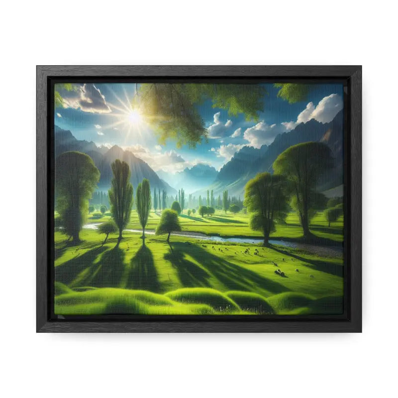 Transform your Space with Nature Gallery Canvas Wraps - 10″ x 8″ / Black / Premium (1.25″)