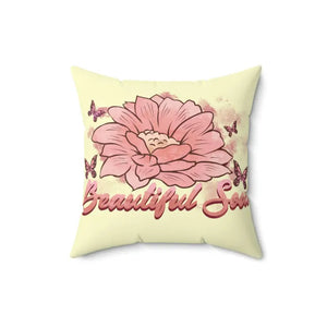 Spun Polyester Square Pillow - Modern Cozy Decor - Dipaliz - 16’’ × - Throw Pillows