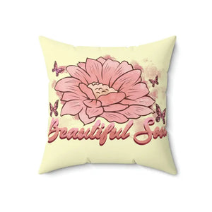 Spun Polyester Square Pillow - Modern Cozy Decor - Dipaliz - 18’’ × - Throw Pillows