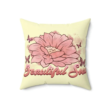 Transform your Space with Spun Polyester Square Pillow Magic - Home Decor