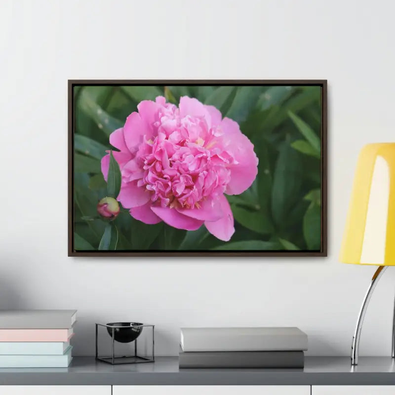 Transform your Space with Pink Peony Gallery Canvas Wraps