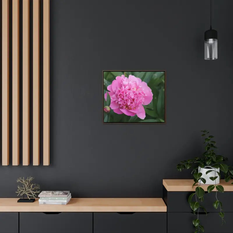 Transform your Space with Pink Peony Gallery Canvas Wraps