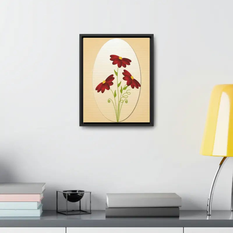 Red Flowers Gallery Canvas Wraps: Elevate your Space