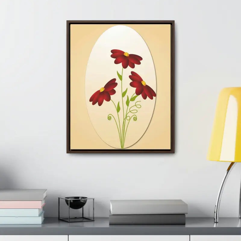 Red Flowers Gallery Canvas Wraps: Elevate your Space