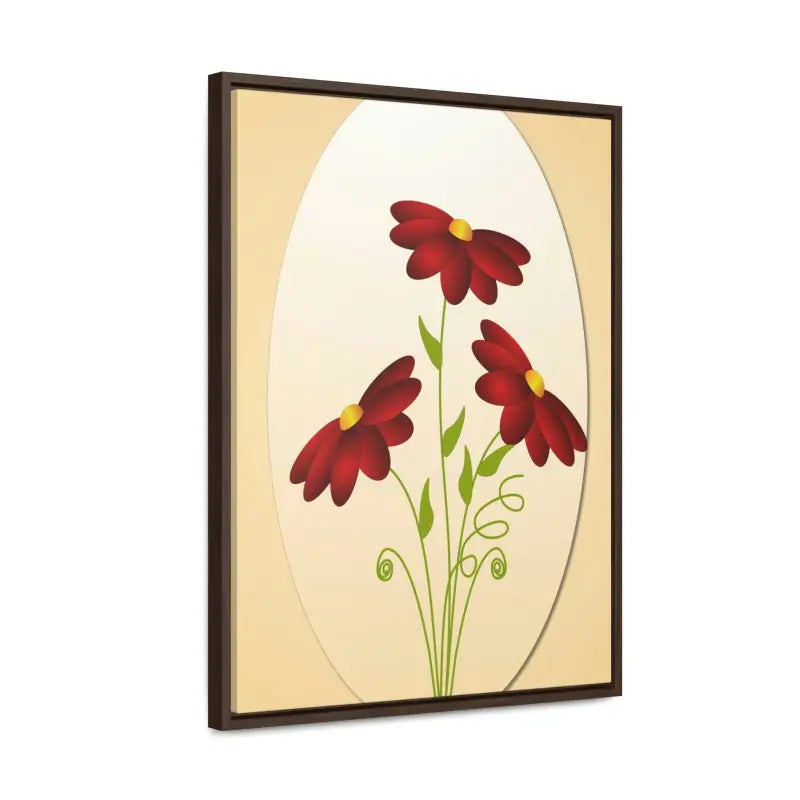 Red Flowers Gallery Canvas Wraps: Elevate your Space