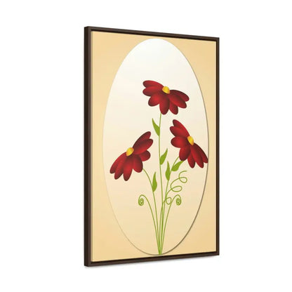 Red Flowers Gallery Canvas Wraps: Elevate your Space