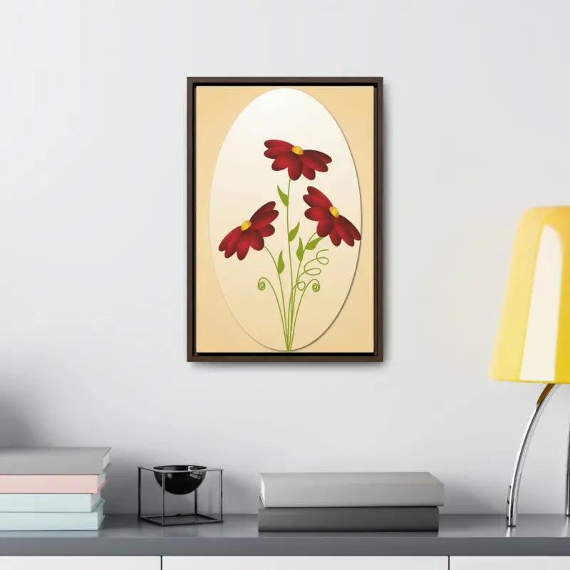 Red Flowers Gallery Canvas Wraps: Elevate your Space