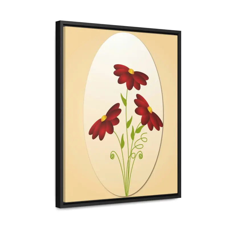 Red Flowers Gallery Canvas Wraps: Elevate your Space