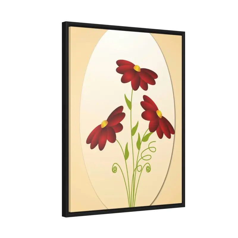 Red Flowers Gallery Canvas Wraps: Elevate your Space