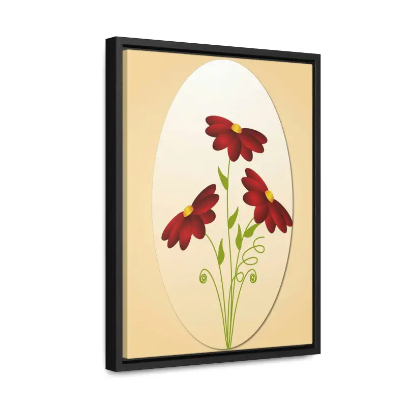 Red Flowers Gallery Canvas Wraps: Elevate your Space