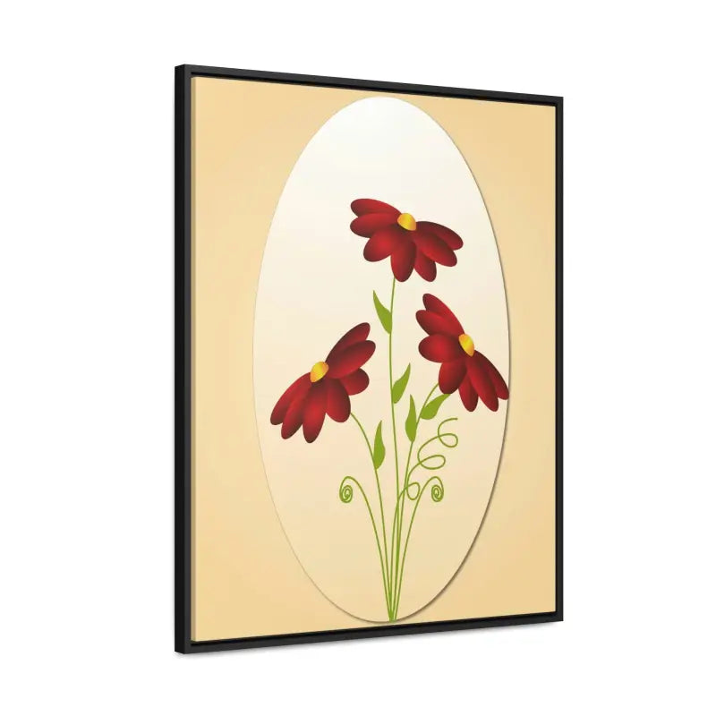 Red Flowers Gallery Canvas Wraps: Elevate your Space