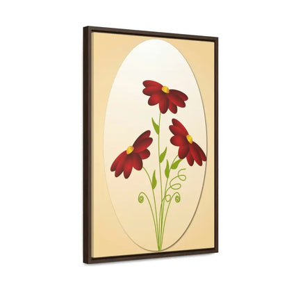 Red Flowers Gallery Canvas Wraps: Elevate your Space