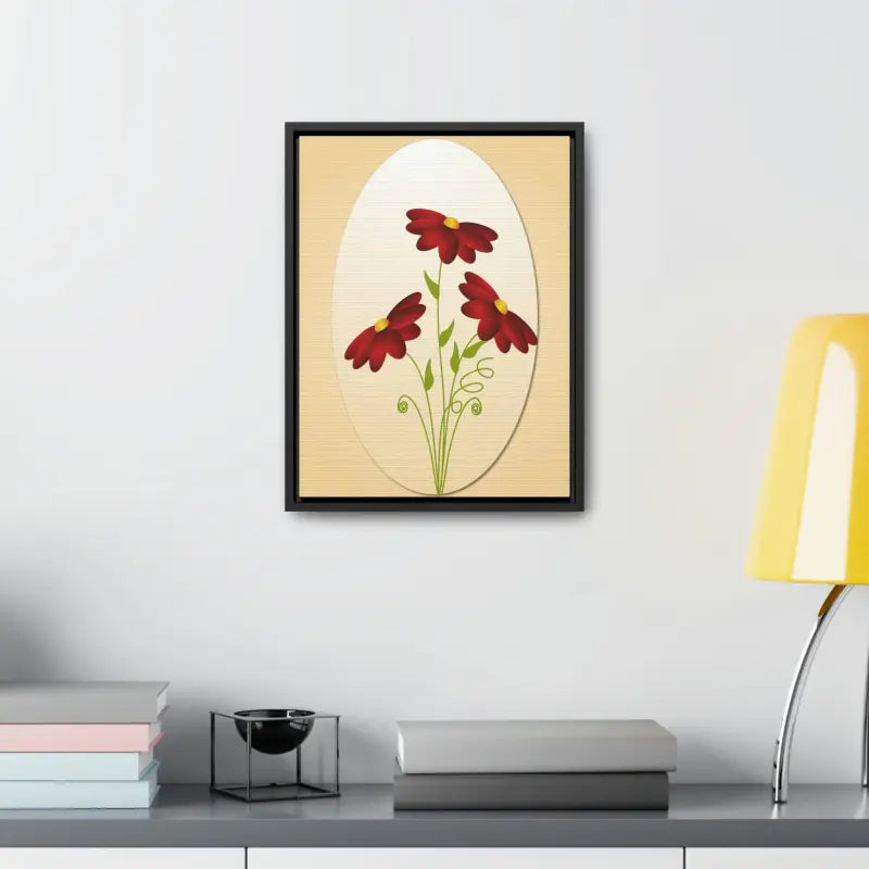 Red Flowers Gallery Canvas Wraps: Elevate your Space