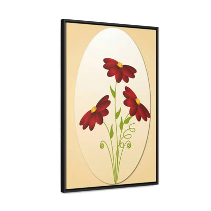 Red Flowers Gallery Canvas Wraps: Elevate your Space