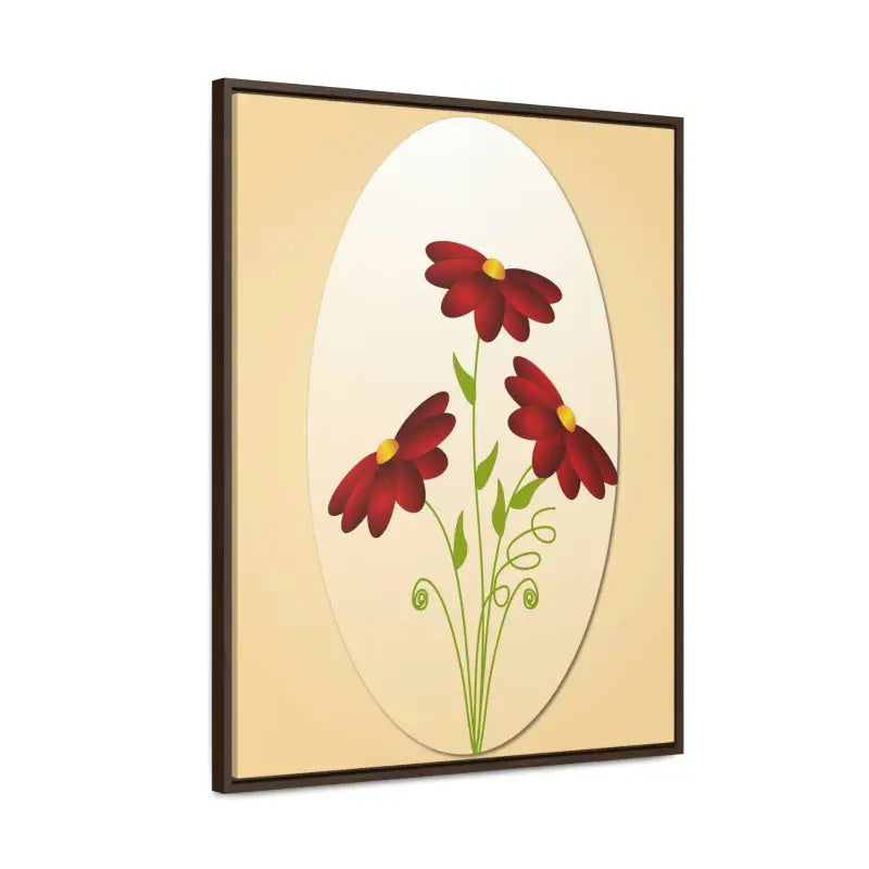 Red Flowers Gallery Canvas Wraps: Elevate your Space