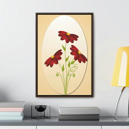 Red Flowers Gallery Canvas Wraps: Elevate your Space