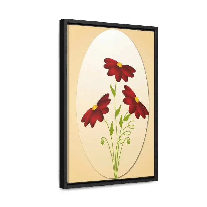 Red Flowers Gallery Canvas Wraps: Elevate your Space