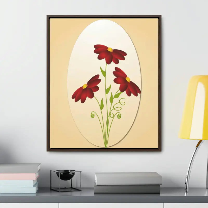 Red Flowers Gallery Canvas Wraps: Elevate your Space