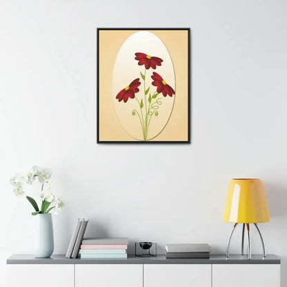 Red Flowers Gallery Canvas Wraps: Elevate your Space