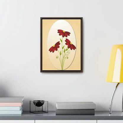 Red Flowers Gallery Canvas Wraps: Elevate your Space