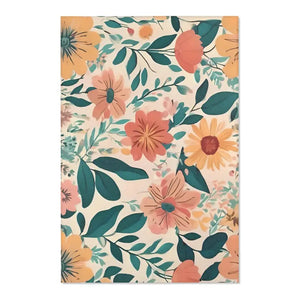Vintage Flowers Area Rugs - Elegant Cozy Home Decor - Dipaliz - 48’’ × 72’’