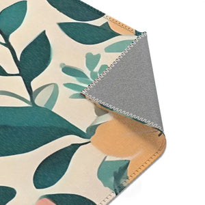 Vintage Flowers Area Rugs - Elegant Cozy Home Decor - Dipaliz