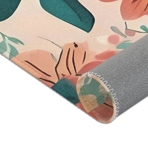 Vintage Flowers Area Rugs - Elegant Cozy Home Decor - Dipaliz