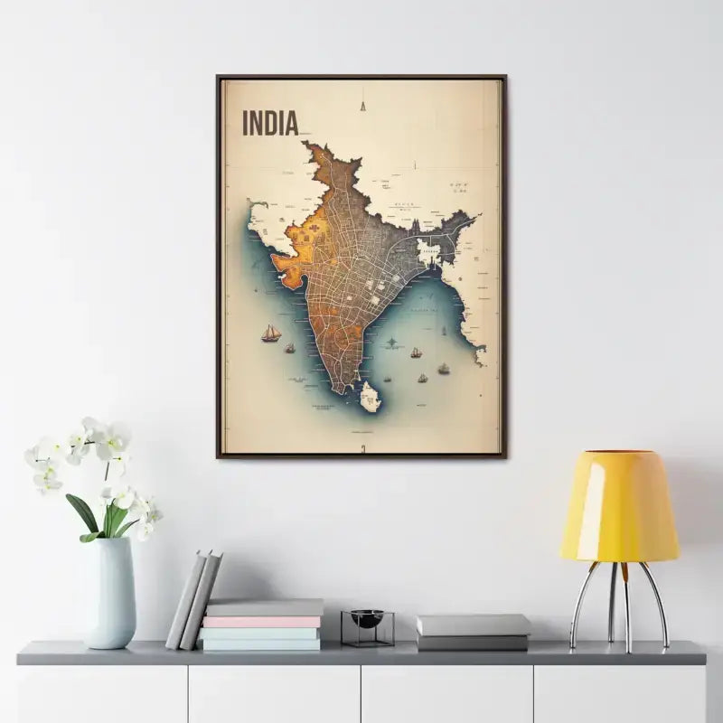 Elevate your Space with Vintage India Gallery Canvas Wrap