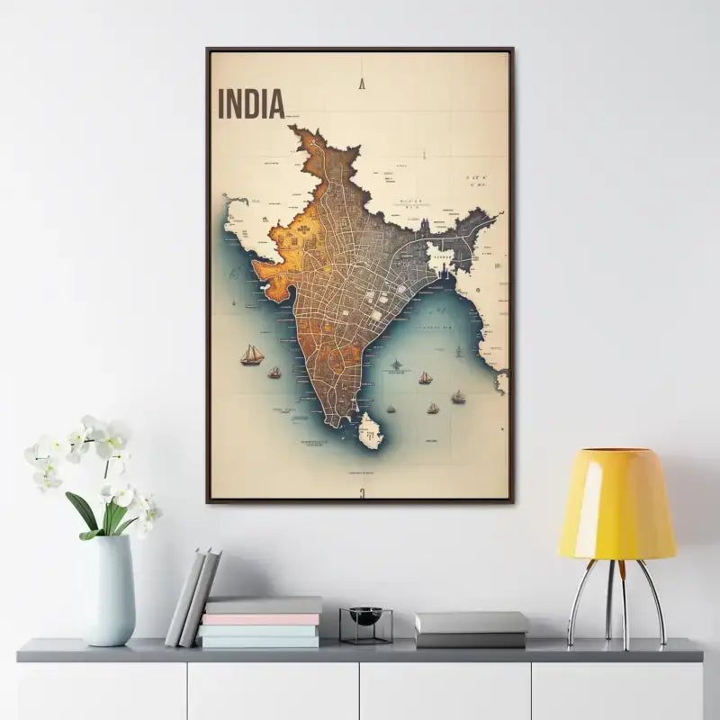 Elevate your Space with Vintage India Gallery Canvas Wrap