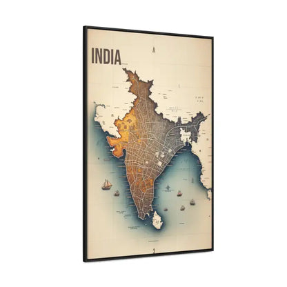 Elevate your Space with Vintage India Gallery Canvas Wrap