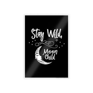 Poster - Wild Moon Child Zodiac Art Decor - Dipaliz 16.5’’ x 23.4’’ (vertical) / Glossy