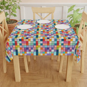 One Sided Print Tablecloth - Modern Elegant Design - Dipaliz - Size / White - Tablecloths