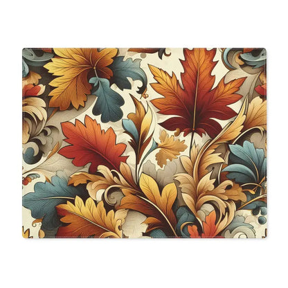 Elevate your Table with Stunning Fall Leaves Decor Placemats - 18’’ × 14’’ Home