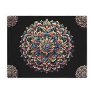 Home Decor - Vibrant Mandala Placemat - Colorful Table - Dipaliz 18’’ × 14’’