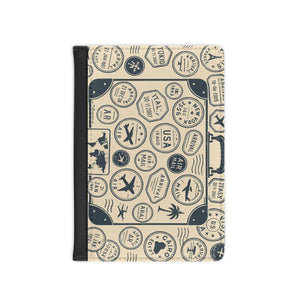 Vibrant Travel Stamp Passport - Faux Leather Cover - Dipaliz - Wallets