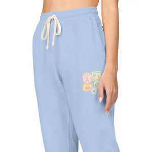 Unisex Fleece Sweatpants - Cozy Jetsetter Comfort - Dipaliz