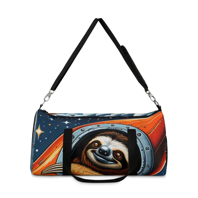 Travel Boldly with the Sloth Polyester Oxford Canvas Duffel! - Large Bags