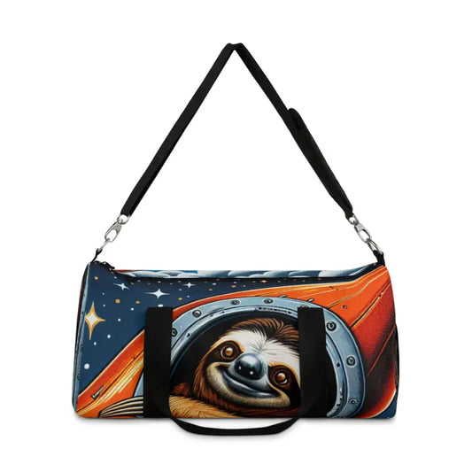 Travel Boldly with the Sloth Polyester Oxford Canvas Duffel! - Small Bags