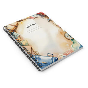 Personalized Ruled Journal - Travel Adventure - Dipaliz - Journals