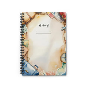 Personalized Ruled Journal - Travel Adventure - Dipaliz - Journals