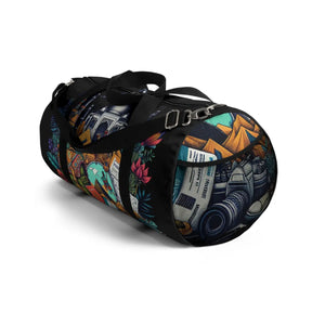 World Map Duffel Bag - Polyester Oxford Canvas - Dipaliz - Bags