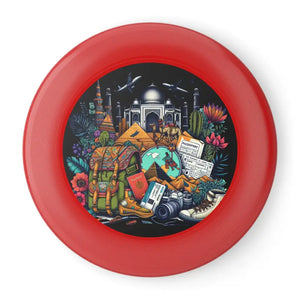 Wham o Frisbee - Traveler Outdoor Fun Ultimate Flying Disc - Dipaliz - Red / 10.9’’ - Sporting Goods