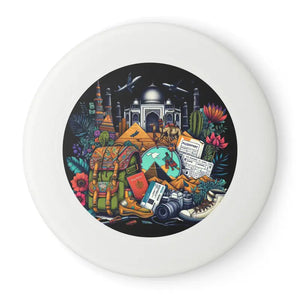 Wham o Frisbee - Traveler Outdoor Fun Ultimate Flying Disc - Dipaliz - White / 10.9’’ - Sporting Goods