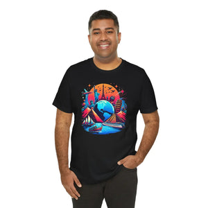 Soft Unisex Jersey Short Sleeve Mountain Tee - Dipaliz - T-shirts
