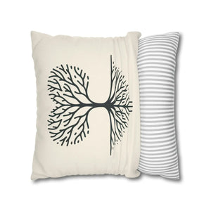 Nature Life Decorative Pillowcase – Tree Motif - Dipaliz - Pillowcases & Shams