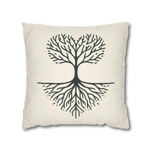 Nature Life Decorative Pillowcase – Tree Motif - Dipaliz - Pillowcases & Shams