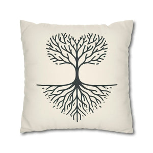 Nature Life Decorative Pillowcase – Tree Motif - Dipaliz - Pillowcases & Shams