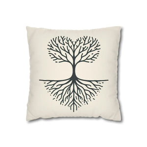 Nature Life Decorative Pillowcase – Tree Motif - Dipaliz - Pillowcases & Shams